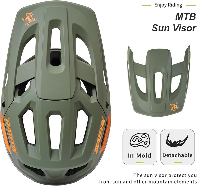 BATFOX Bike Helmet,Mountain Bike Helmet Helmets for Men Women Adults Youth - Image 5